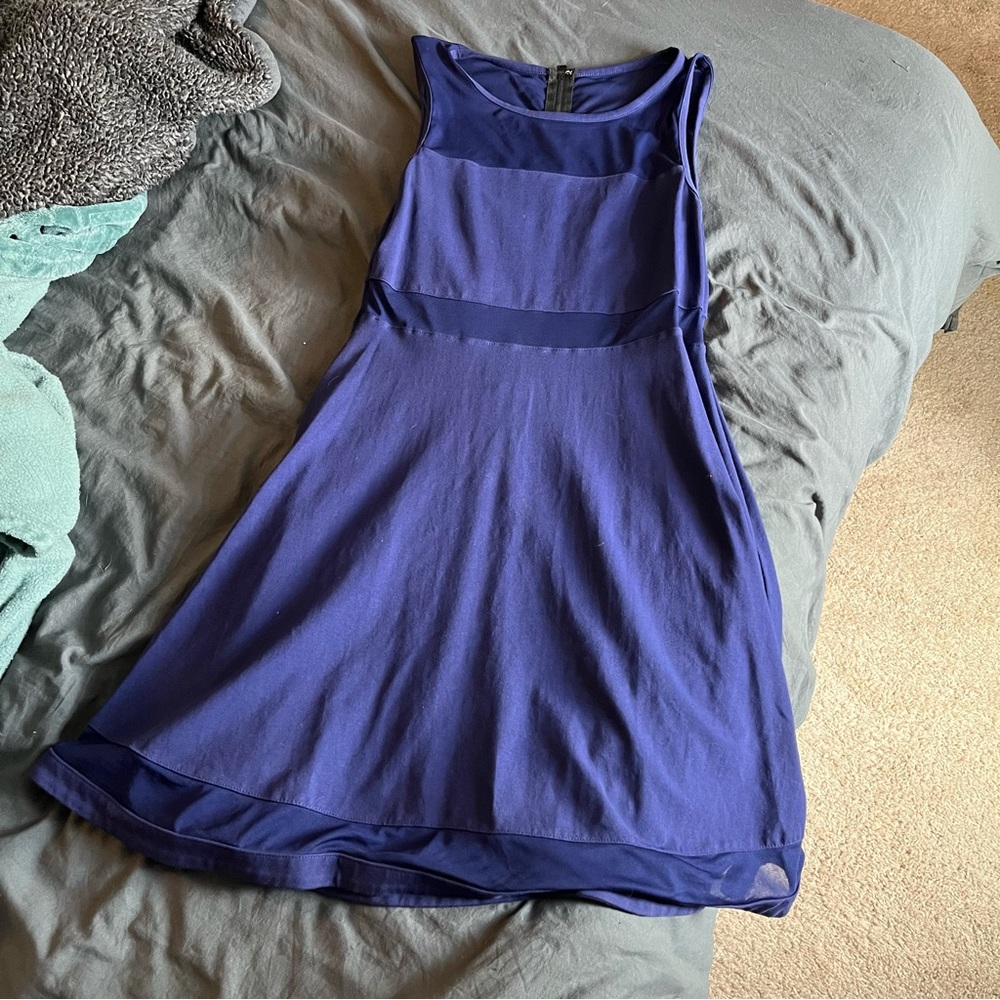 Blue Express Sheer Mini Dress